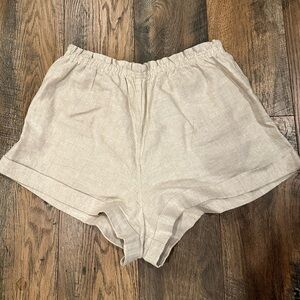 Reformation Linen Shorts